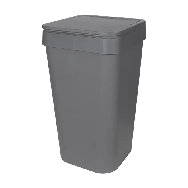 LIXEIRA 15 L FLAP - CINZA - Foto 3