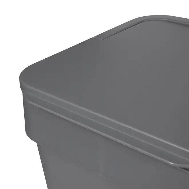 LIXEIRA 15 L FLAP - CINZA - Foto 5