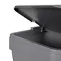 LIXEIRA 15 L FLAP - CINZA - Foto 6