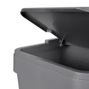 LIXEIRA 15 L FLAP - CINZA - Foto 6