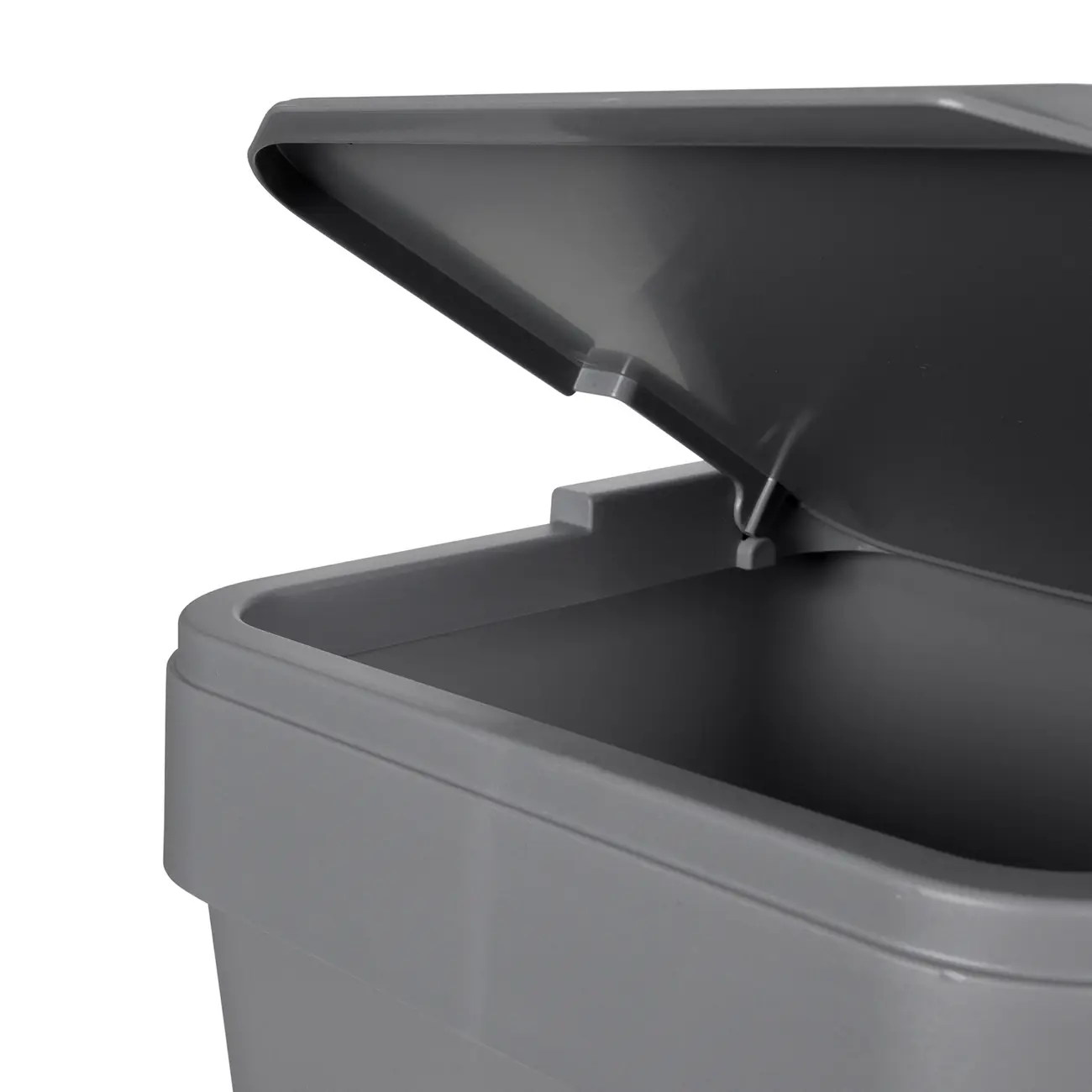 LIXEIRA 15 L FLAP - CINZA - Foto 6