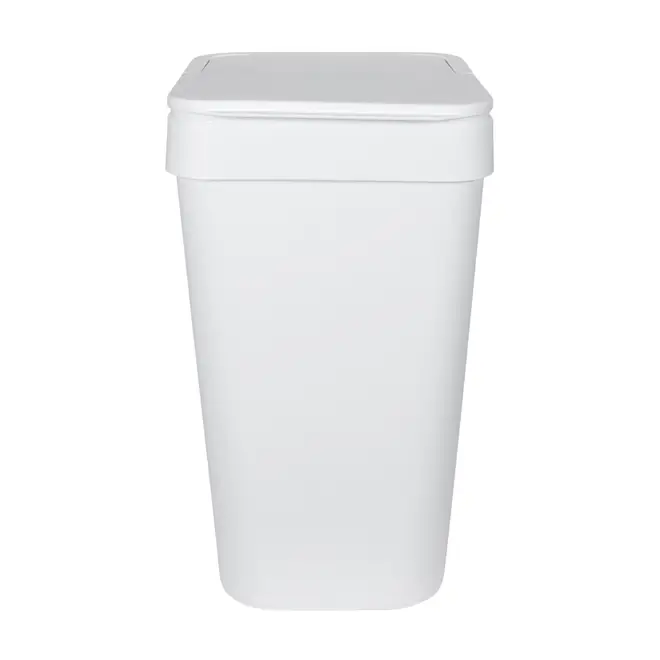 LIXEIRA 15 L FLAP - BRANCO - Foto 1