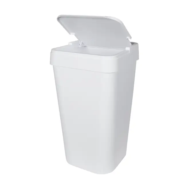 LIXEIRA 15 L FLAP - BRANCO - Foto 2