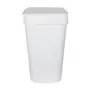 LIXEIRA 15 L FLAP - BRANCO - Foto 4