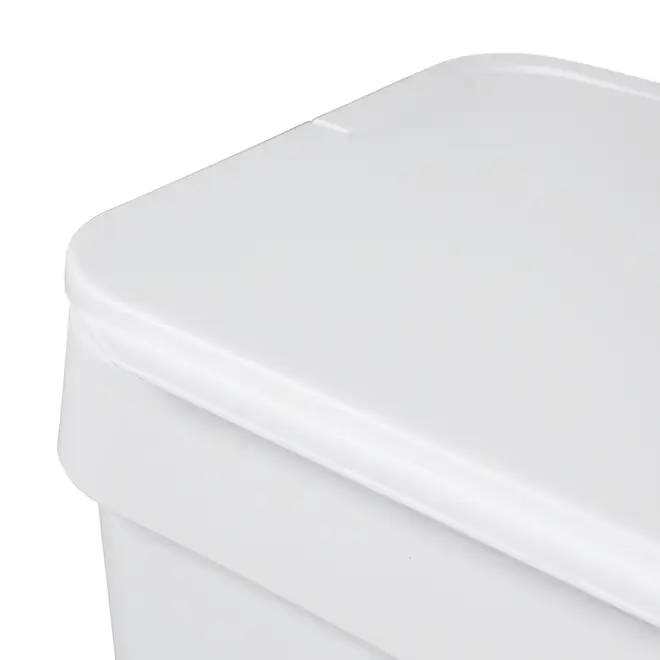 LIXEIRA 15 L FLAP - BRANCO - Foto 5