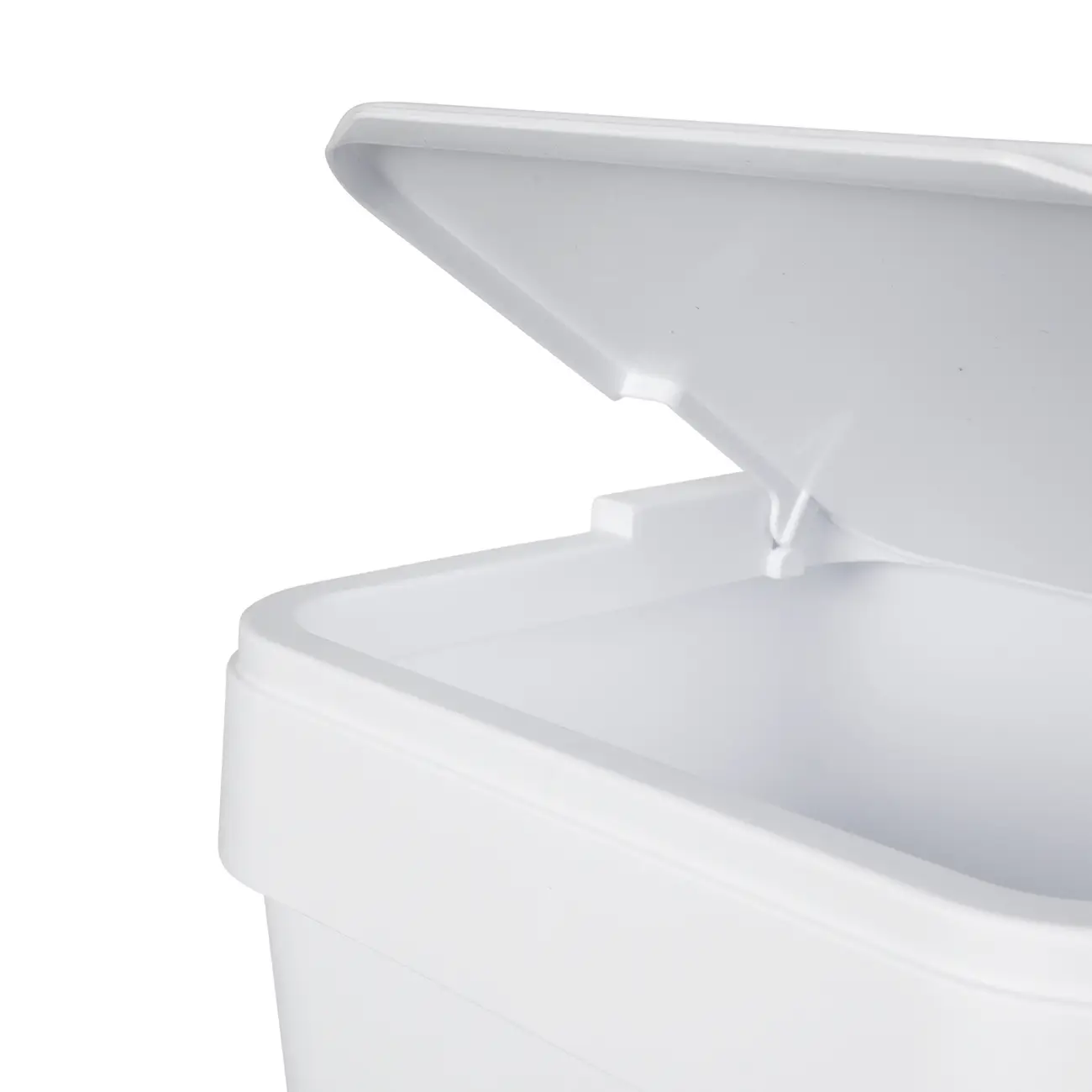 LIXEIRA 15 L FLAP - BRANCO - Foto 6