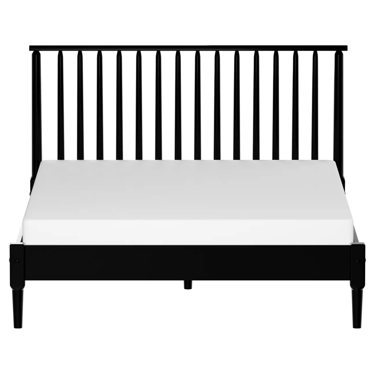 CAMA DE CASAL 1,38 M SKAND - PRETO - Foto 3