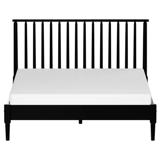 CAMA DE CASAL 1,38 M SKAND - PRETO - Foto 3