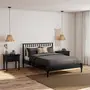 CAMA DE CASAL 1,38 M SKAND - PRETO - Foto 6