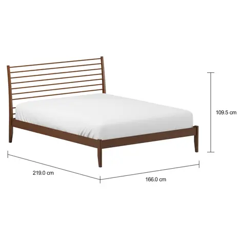 Imagem com medidas do produto CAMA QUEEN 1,58 M MIRAGE HIGH