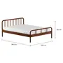 CAMA DE CASAL 1,38 M PATENTE - NOZES - Foto 7