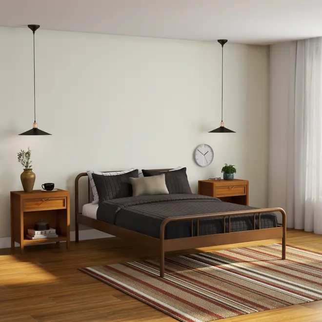 CAMA DE CASAL 1,38 M PATENTE - NOZES - Foto 8