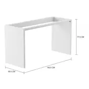 BASE DE MESA 1,40 M X 55 CM VETRO - BRANCO - Foto 2