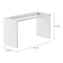 BASE DE MESA 1,40 M X 55 CM VETRO - BRANCO - Foto 2