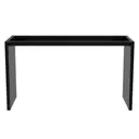 PRETO - BASE DE MESA 1,40 M X 55 CM VETRO