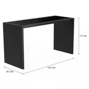 BASE DE MESA 1,40 M X 55 CM VETRO - PRETO - Foto 2