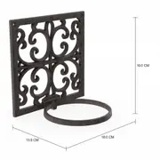 SUPORTE VASO PAREDE BEL CORTILE - CASTANHO - Foto 2