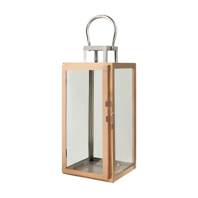 LANTERNA 37 CM CABIN - COBRE/INCOLOR - Foto 2