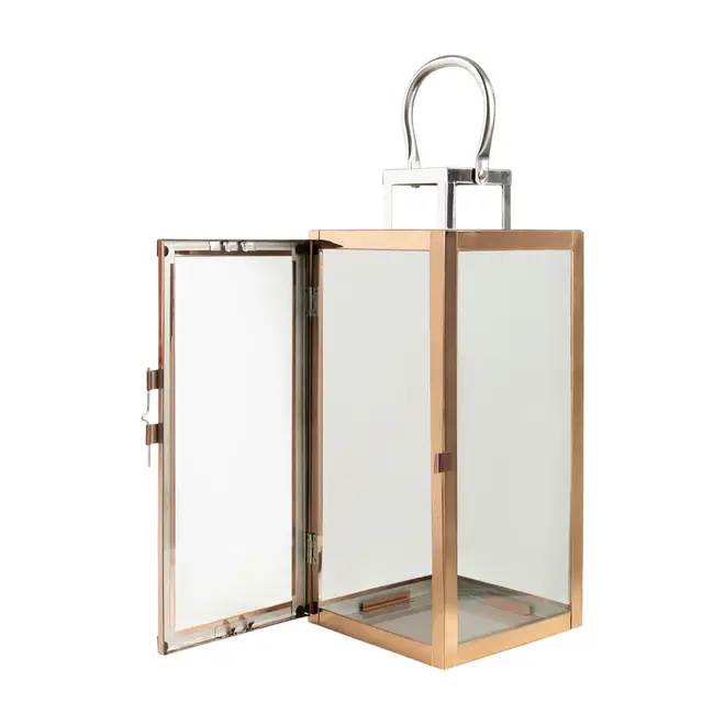 LANTERNA 37 CM CABIN - COBRE/INCOLOR - Foto 4