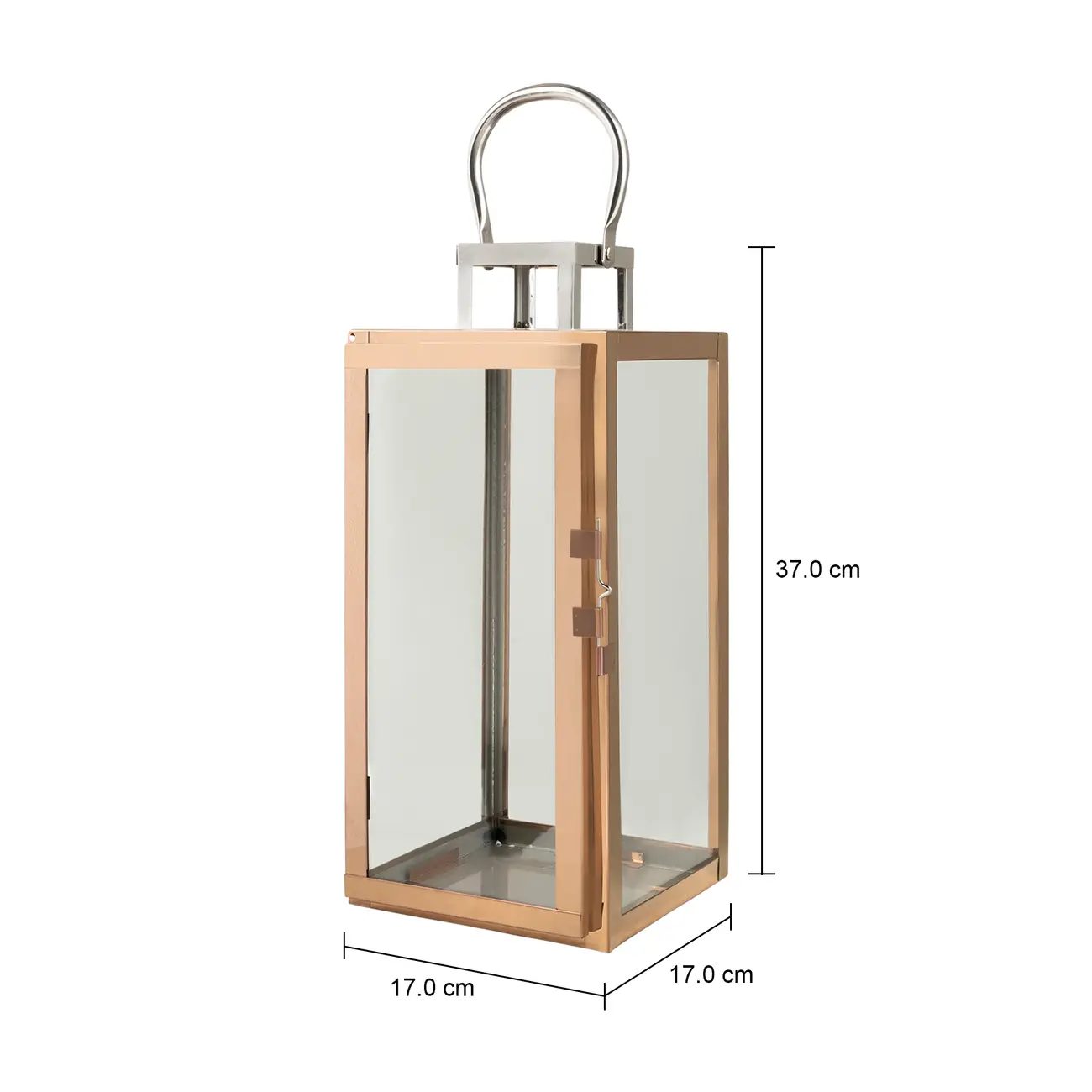 LANTERNA 37 CM CABIN - COBRE/INCOLOR - Foto 7