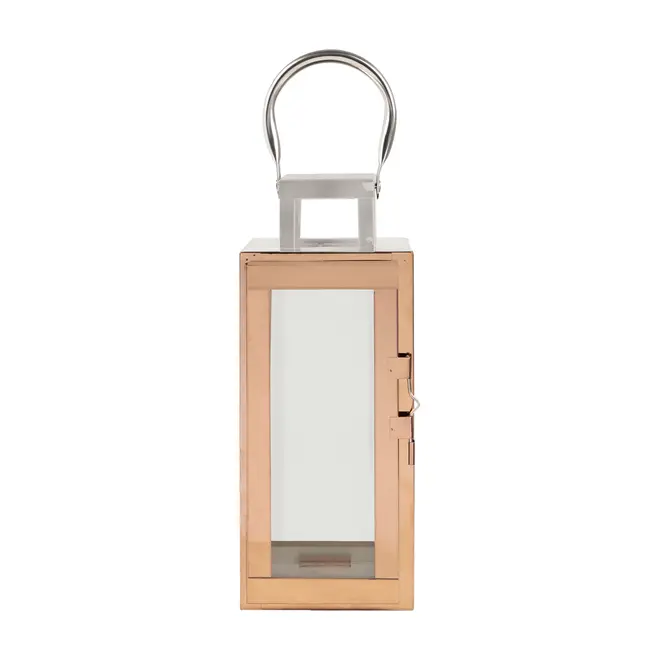 LANTERNA 28 CM CABIN - COBRE/INCOLOR - Foto 1