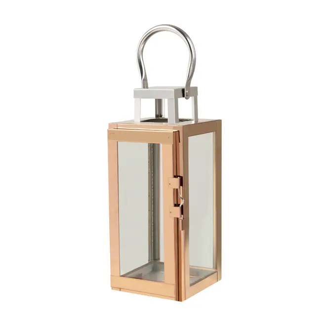 LANTERNA 28 CM CABIN - COBRE/INCOLOR - Foto 2