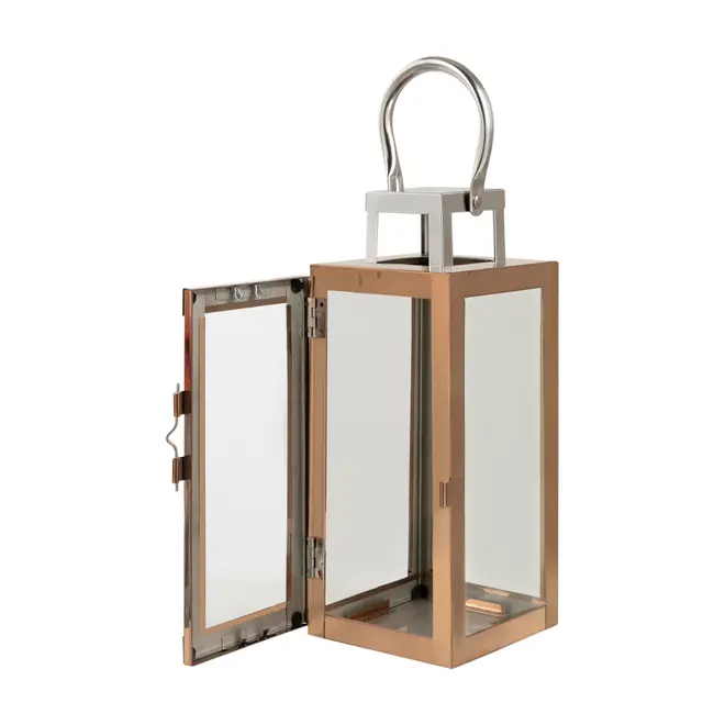 LANTERNA 28 CM CABIN - COBRE/INCOLOR - Foto 4