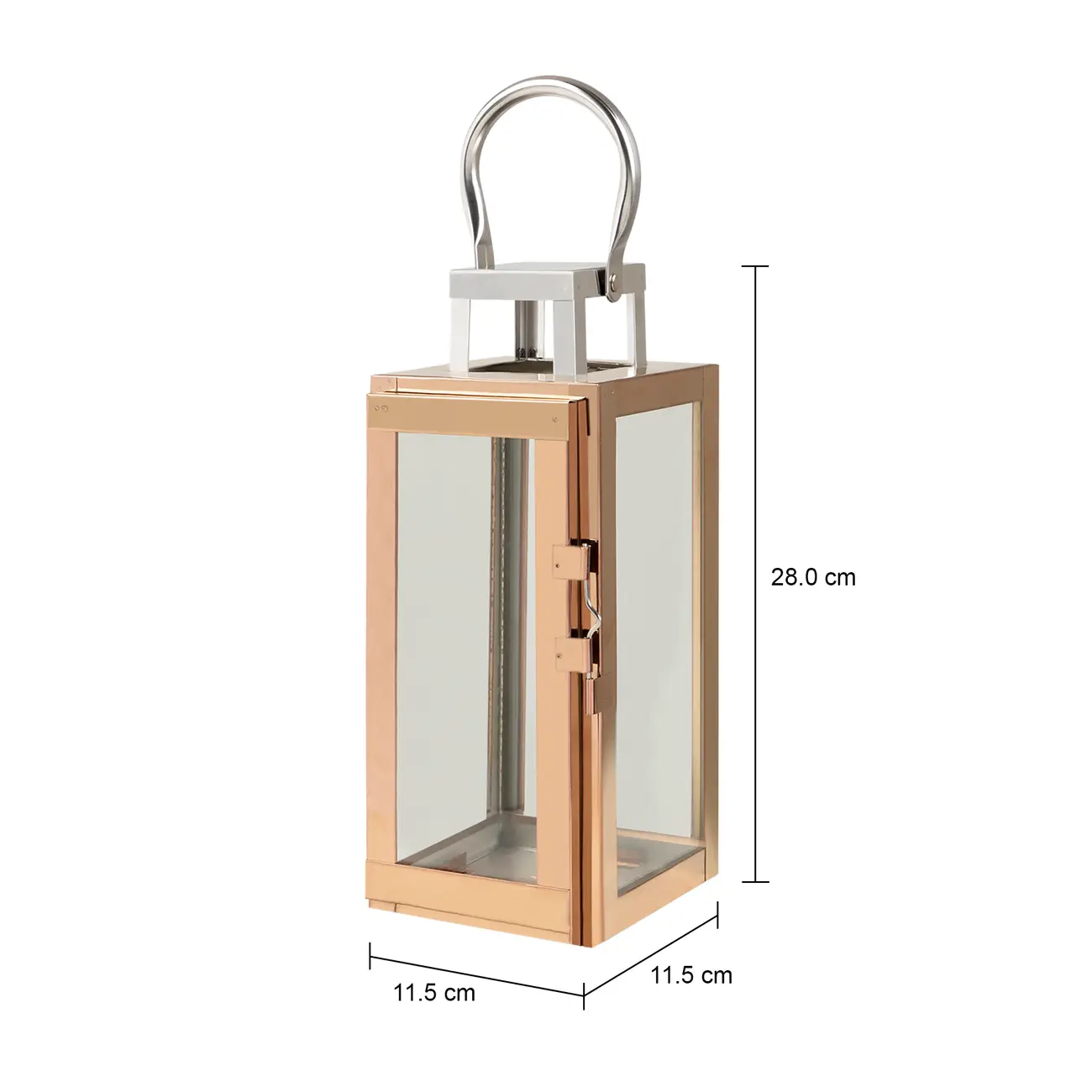 LANTERNA 28 CM CABIN - COBRE/INCOLOR - Foto 7