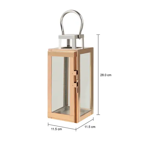 Imagem com medidas do produto LANTERNA 28 CM CABIN