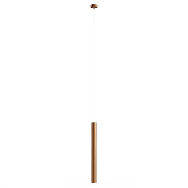 LUMINÁRIA DE TETO 35 CM TUBE - COBRE - Foto 1