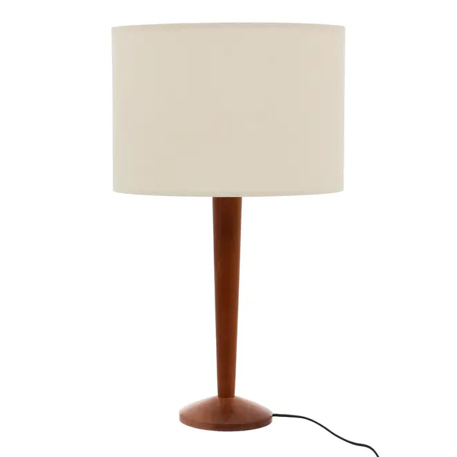 LUMINÁRIA DE MESA MOG C/CUP H - NOZES/NATURAL - Foto 2