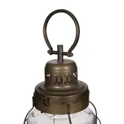 LANTERNA 33 CM VOYAGER JONES - OURO VELHO/INCOLOR - Foto 5