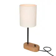 LUMINÁRIA DE MESA SWITCH - NOZES/NATURAL - Foto 2