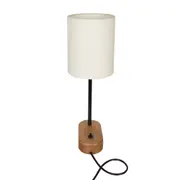 LUMINÁRIA DE MESA SWITCH - NOZES/NATURAL - Foto 4
