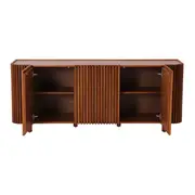 BUFFET 3 PORTAS 1,83 M X 46 CM HIGIENÓPOLIS - NOZES - Foto 2