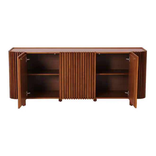 BUFFET 3 PORTAS 1,83 M X 46 CM HIGIENÓPOLIS - NOZES - Foto 2