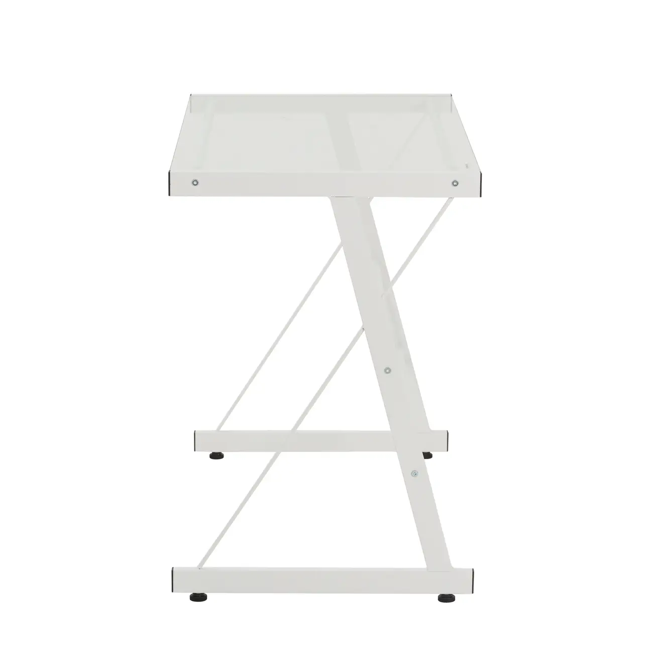 ESCRIVANINHA 89 CM X 50 CM DARBS - BRANCO/INCOLOR - Foto 2