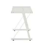ESCRIVANINHA 89 CM X 50 CM DARBS - BRANCO/INCOLOR - Foto 2