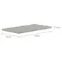 TAMPO DE MESA DE CENTRO 1,10 M X 60 CM LINNEA BETON - KONKRET - Foto 2