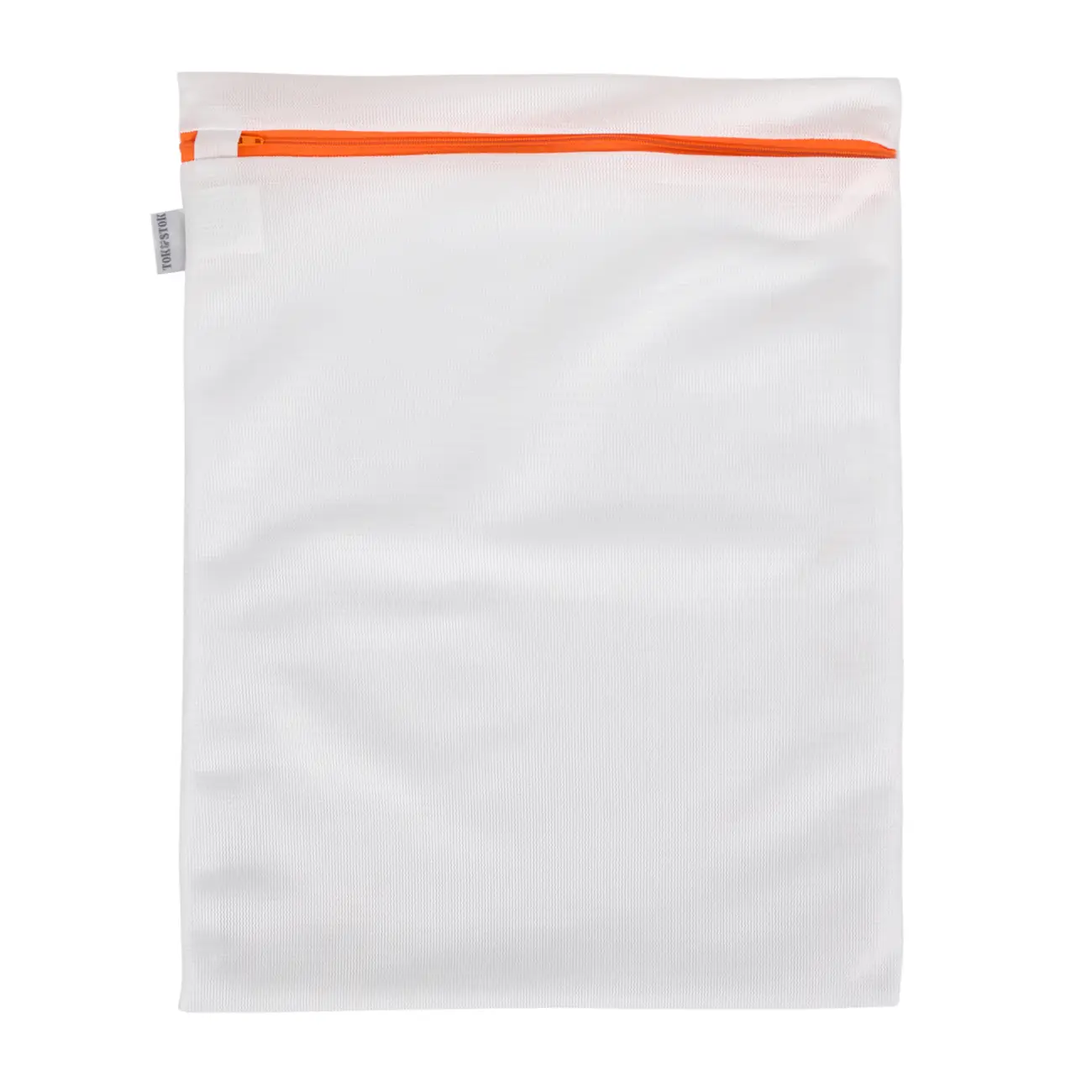 SACO PROTETOR PARA LAVAR ROUPA 40 CM X 31 CM SAFE - BRANCO/KORAL - Foto 1