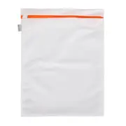 SACO PROTETOR PARA LAVAR ROUPA 40 CM X 31 CM SAFE - BRANCO/KORAL - Foto 1