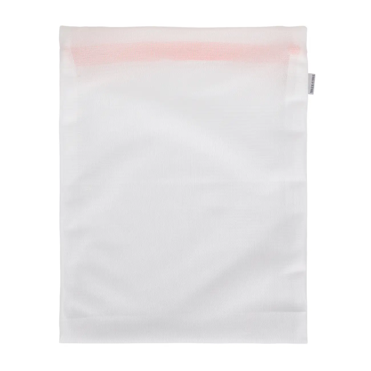 SACO PROTETOR PARA LAVAR ROUPA 40 CM X 31 CM SAFE - BRANCO/KORAL - Foto 3