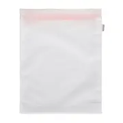 SACO PROTETOR PARA LAVAR ROUPA 40 CM X 31 CM SAFE - BRANCO/KORAL - Foto 3