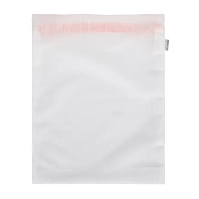 SACO PROTETOR PARA LAVAR ROUPA 40 CM X 31 CM SAFE - BRANCO/KORAL - Foto 3