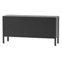 BUFFET 4 PORTAS 1,60 M X 45 CM ATTA - EBANIZADO - Foto 1