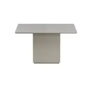 MESA DE JANTAR 1,35 M X 1,35 M FLOAT - OFF WHITE/OFF WHITE - Foto 1