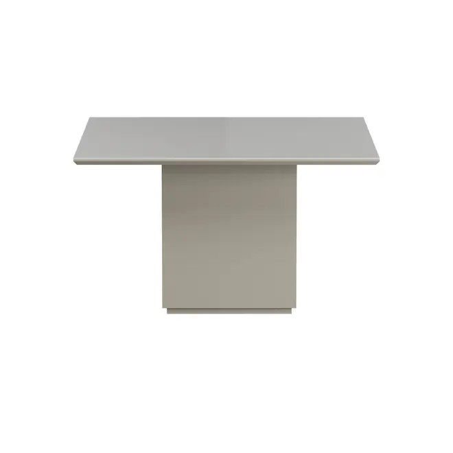 MESA DE JANTAR 1,35 M X 1,35 M FLOAT - OFF WHITE/OFF WHITE - Foto 1