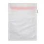 SACO PROTETOR PARA LAVAR ROUPA 33 CM X 26 CM SAFE - BRANCO/KORAL - Foto 3