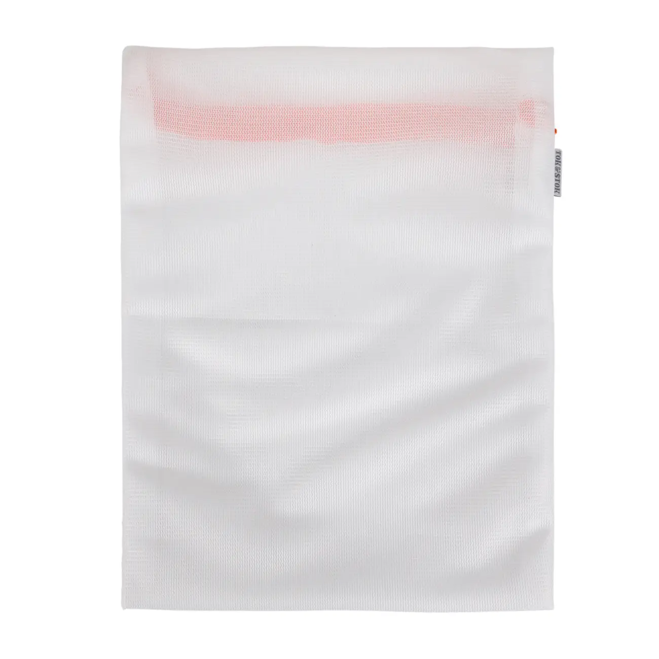 SACO PROTETOR PARA LAVAR ROUPA 33 CM X 26 CM SAFE - BRANCO/KORAL - Foto 3