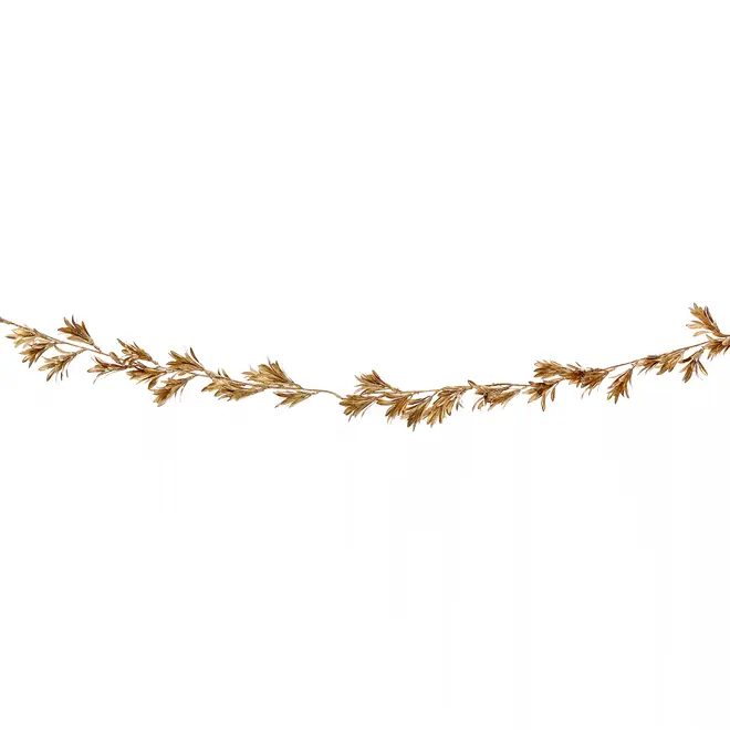 CORDÃO LED FOLHAGEM FINE FESTIVITY 1,60 M - OURO - Foto 1